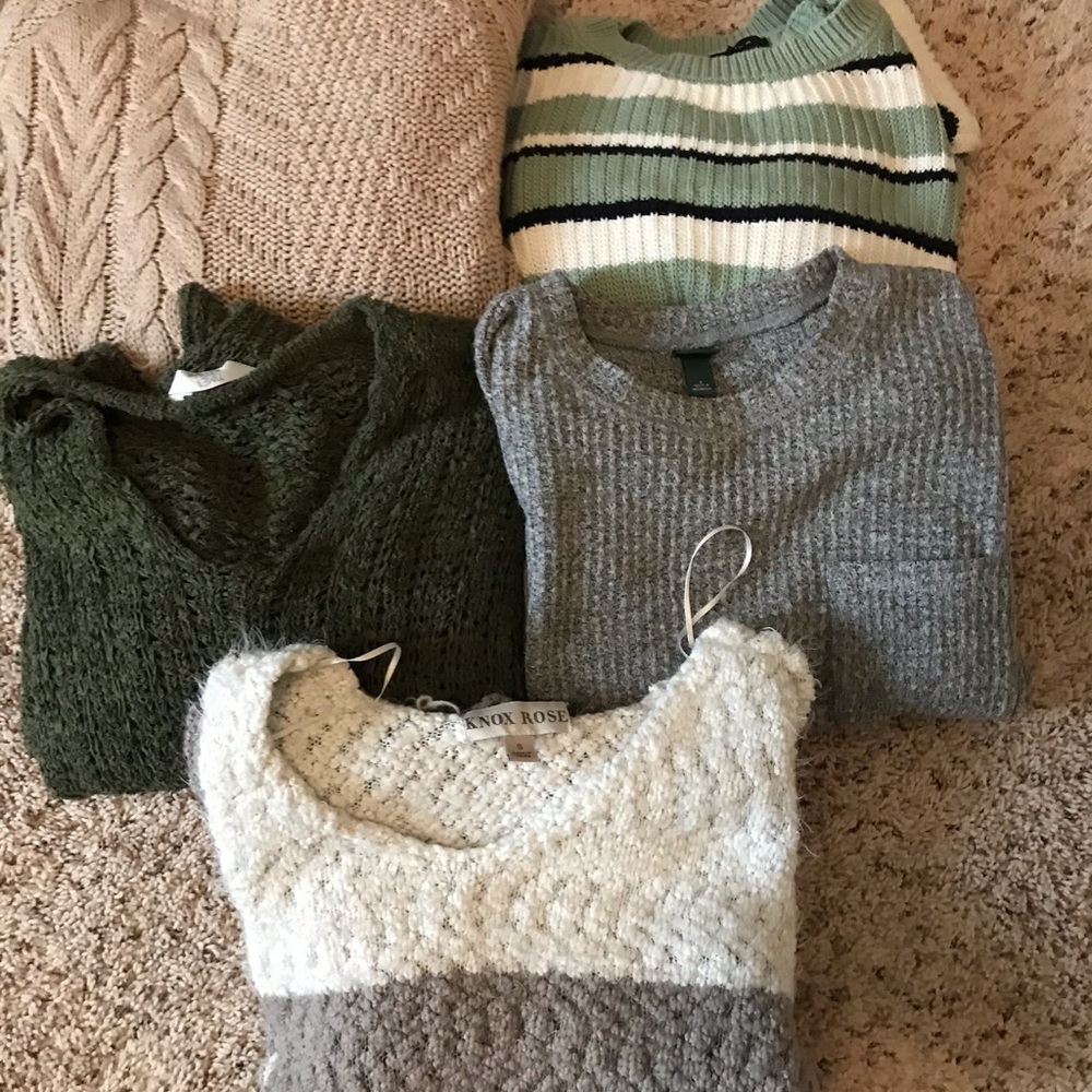 5 sweaters!